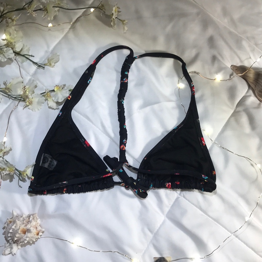 Front Tie Roxy Triangle Bikini - Picture 2 of 2